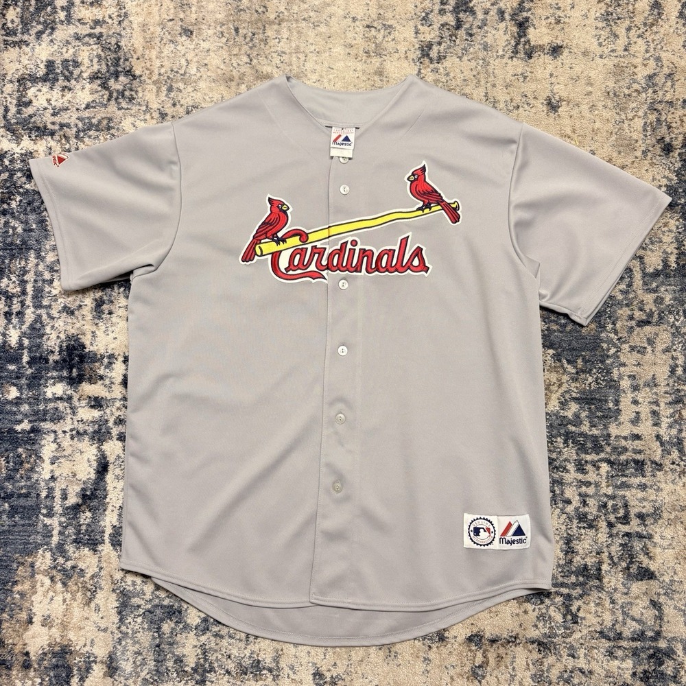 Majestic Authentic St. Louis Cardinals Blank Stitched Baseball Jersey Men's XXL